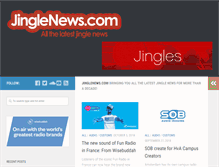 Tablet Screenshot of jinglenews.com